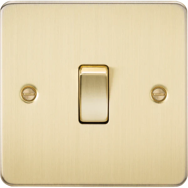 Brushed Brass Wiring Accessories