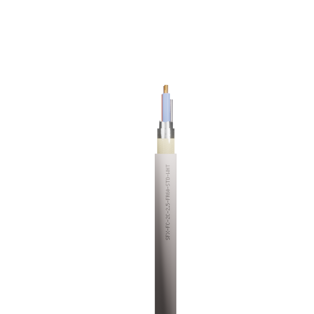 2 Core Flame Flex Standard Fire Performance Cable