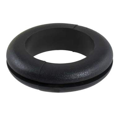 25mm PVC Open Grommets Black (Pack of 50)