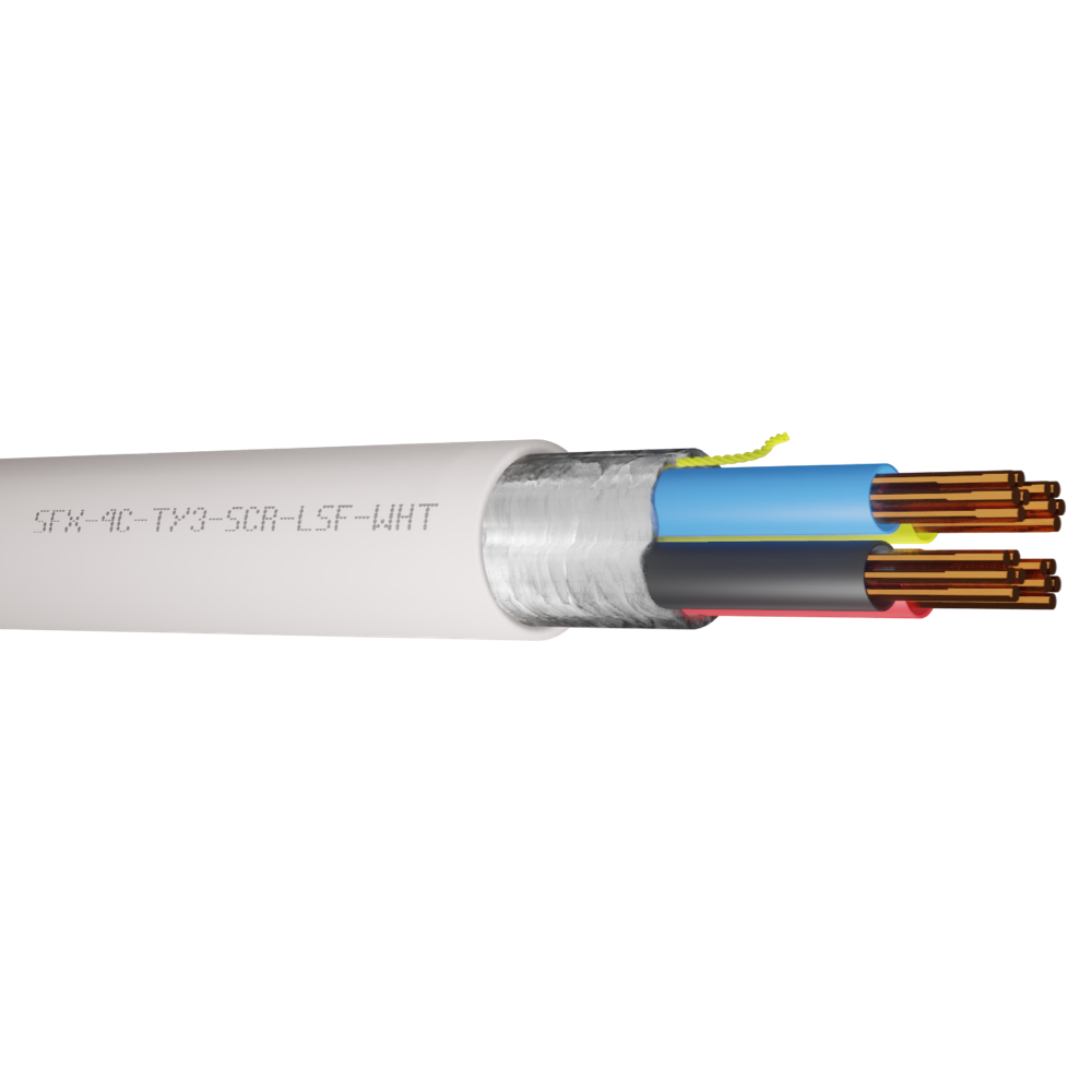 4 Core TCCA Type 3 Alarm Screened LSF Cable