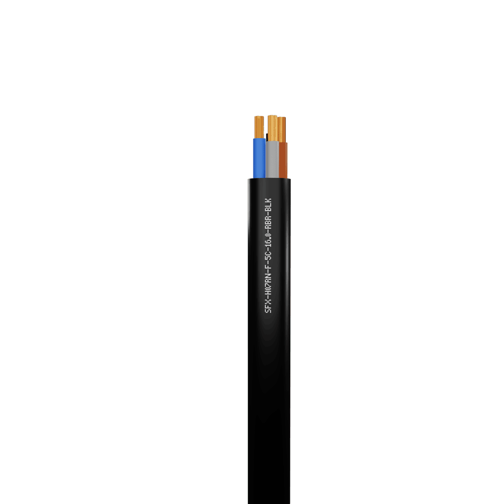 5 Core H07RN-F Flexible Rubber Cable