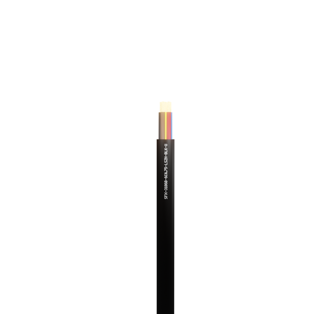 6 Core 3186B Round Flexible LSZH Cable