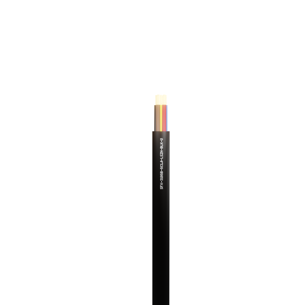 6 Core 3186B Round Flexible LSZH Cable