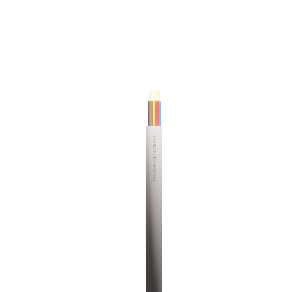 6 Core 3186B Round Flexible LSZH Cable
