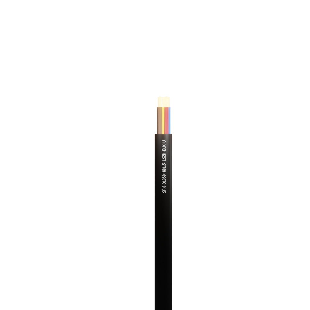 6 Core 3186B Round Flexible LSZH Cable