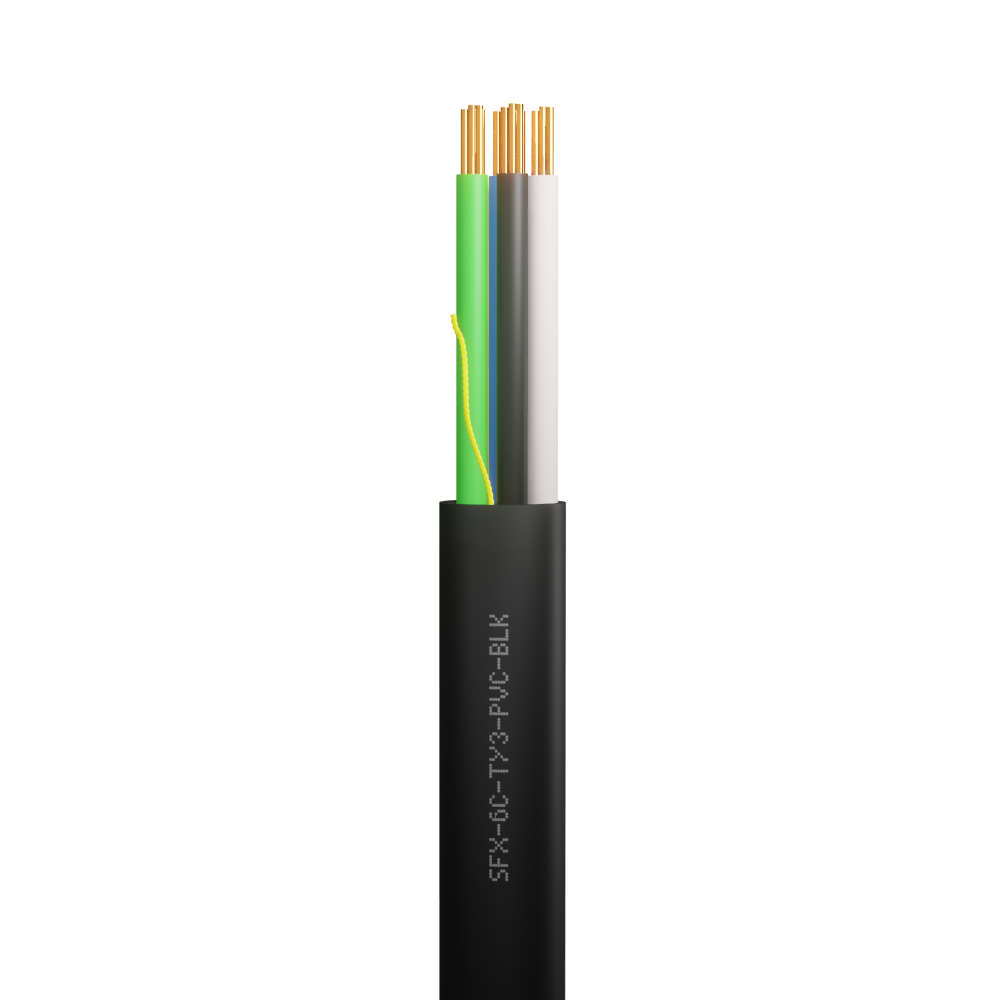 6 Core TCCA Type 3 Alarm Cable PVC Cable