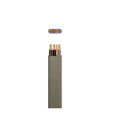 6243Y 1.0mm² PVC 3 Core and Earth Cable (100m Drum)