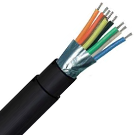 8 Core Type 2 Alarm Screened Direct Burial HDPE Cable
