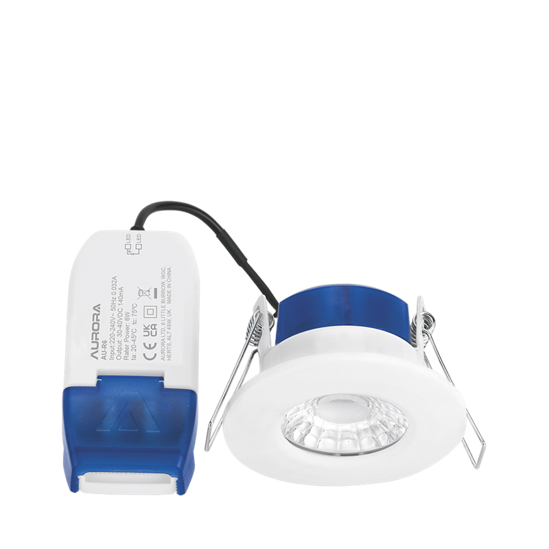 Aurora AU-R6/30 6W Dimmable LED Downlight 3000K