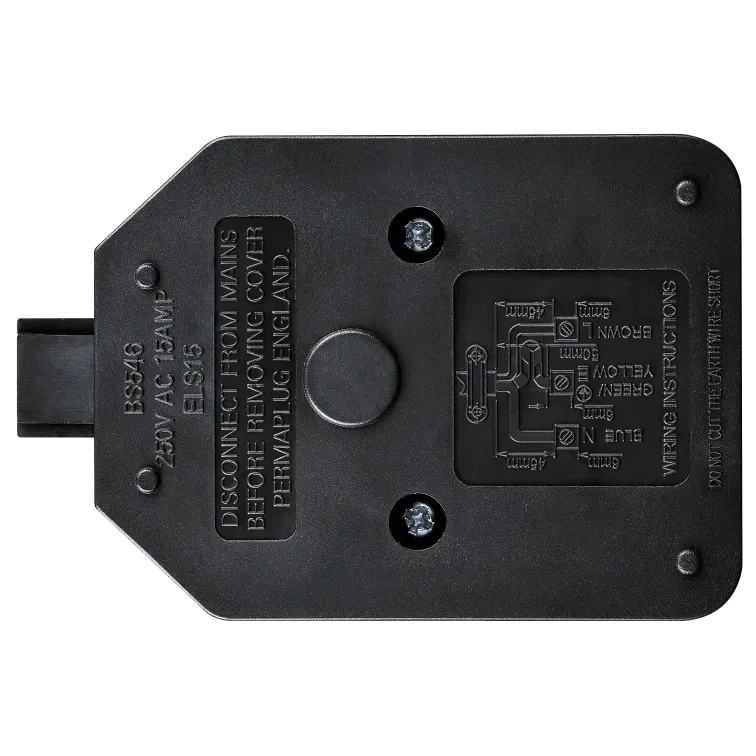 BG ELS15B-01 Black 1 Gang Extension Socket 15A