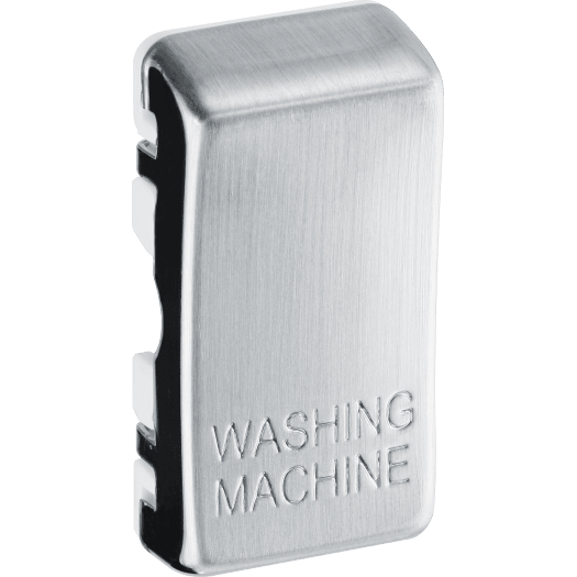 BG RRWMBS-01 Rocker Washing Machine Brushed Steel