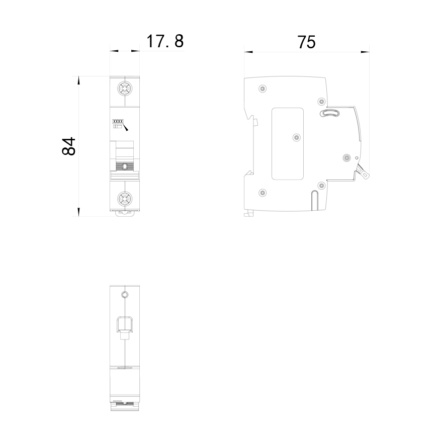 BG Single Pole Bidirectional 6kA B Curve MCB