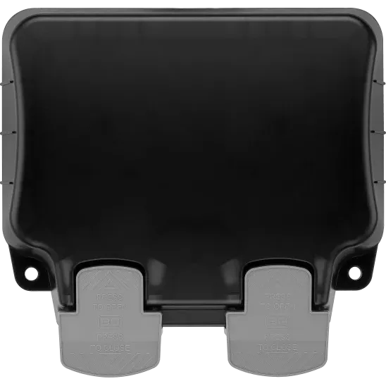 BG WP22-02 Weatherproof IP66 13A DP 2 Gang Switched Socket