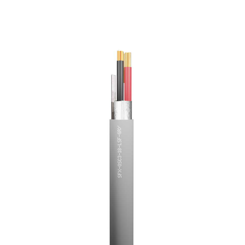 Belden Equivalent OSC3-18 3 Core 18AWG Overall Foil Screen 600V LSF (8770) Cable