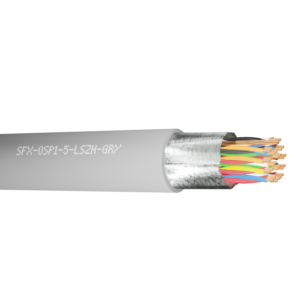 Belden Equivalent OSP15 15pr 24AWG Overall Foil Screen 600V LSZH (9515) Cable