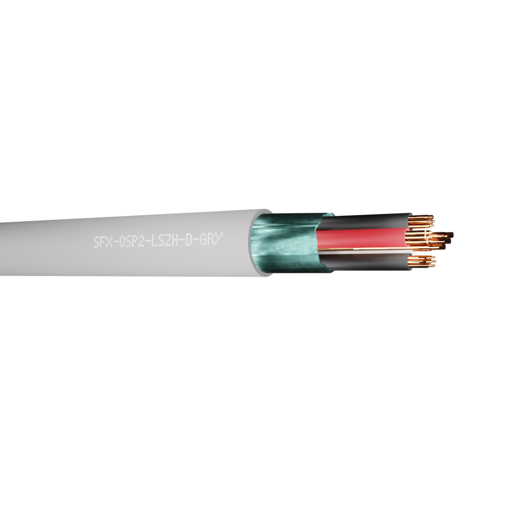 Belden Equivalent OSP2 2 Pair 24AWG Overall Foil Screen 600V Dca LSZH (9502) Cable