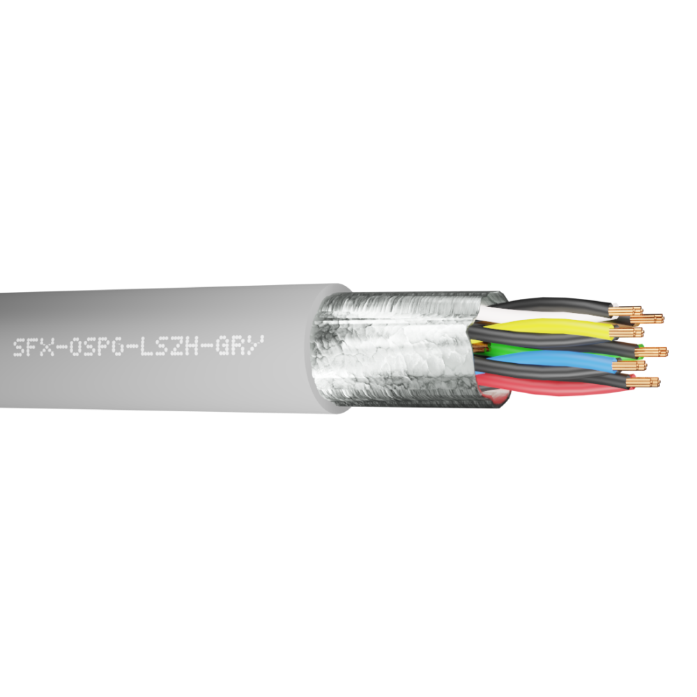 Belden Equivalent OSP6 6 Pair 24AWG Overall Foil Screen 600V LSZH (9506) Cable