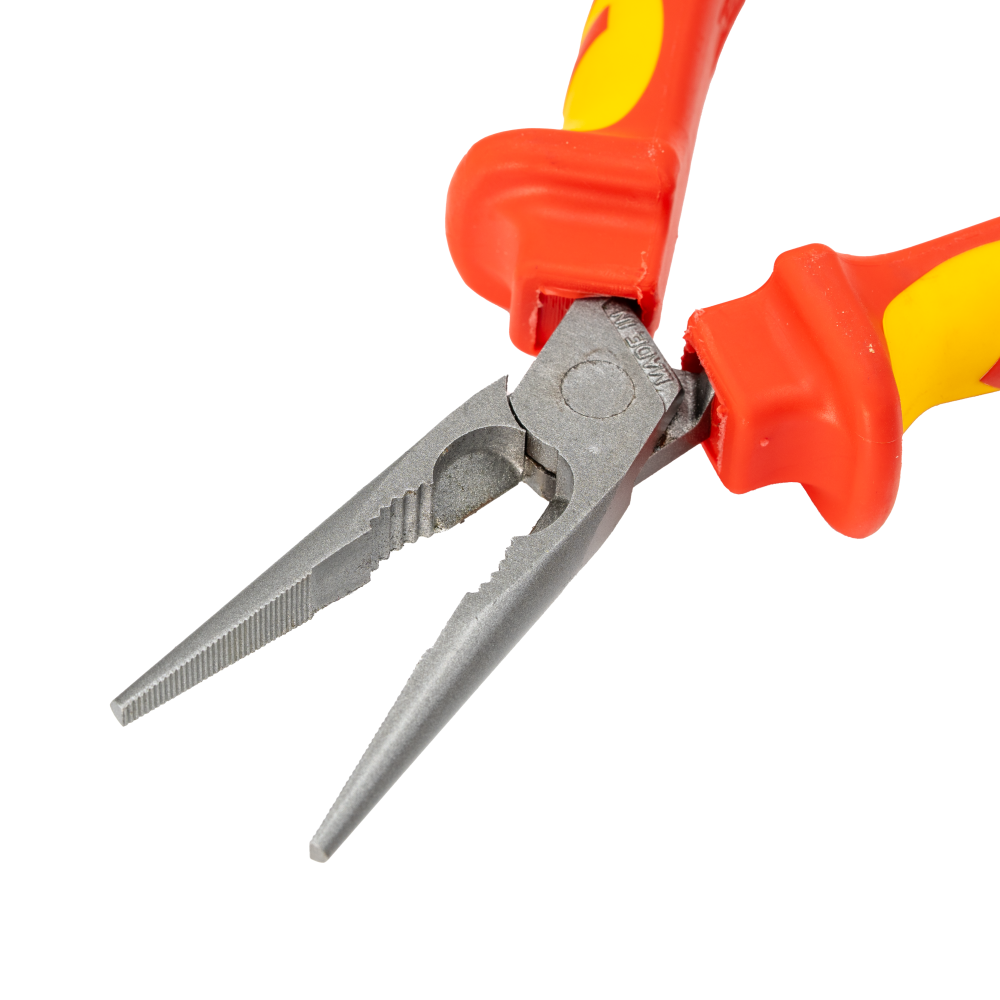 CK T39076A 200 RedLine VDE Snipe Nose Plier 200mm Straight
