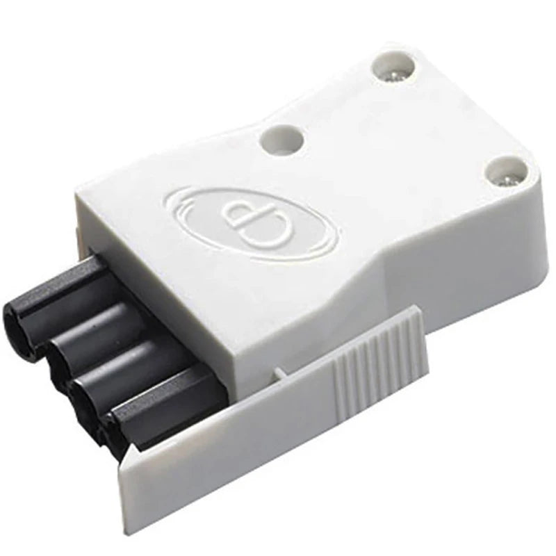 CP Electronics VITM4-LPW 4 Pole Male Connector Luminaire Plug White