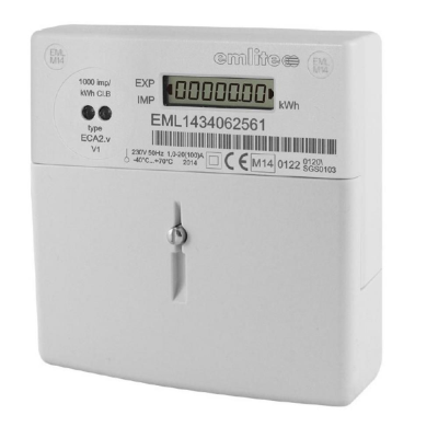 CREDITMETEREXT Single Phase 100A MID Approved Meter with Extended Terminal Cover