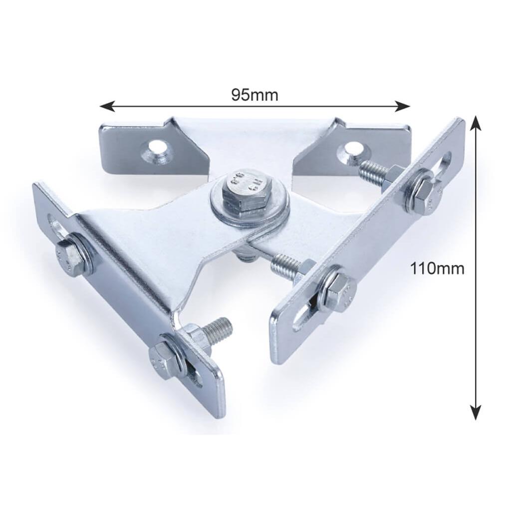 Castlec KRP2 Twin Swivel Bracket for 2 Small LED Floodlights Up To 2 x 2kg