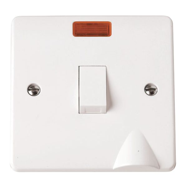 Click CMA023 Mode 20A DP Switch with Neon and Flex Outlet