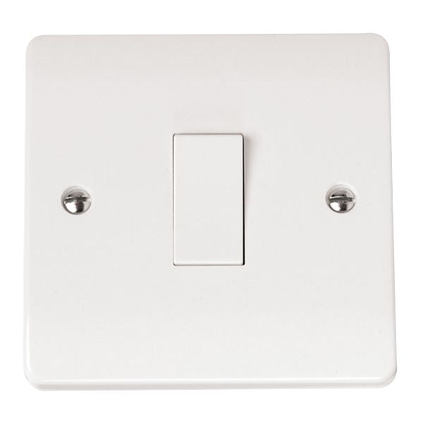 Click CMA025 Mode 10A 1 Gang Intermediate Switch White