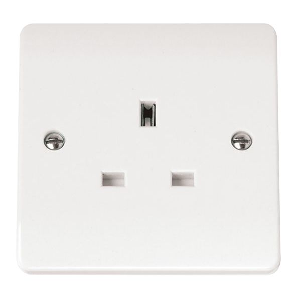 Click CMA030 Mode 13A 1 Gang Unswitched Socket White