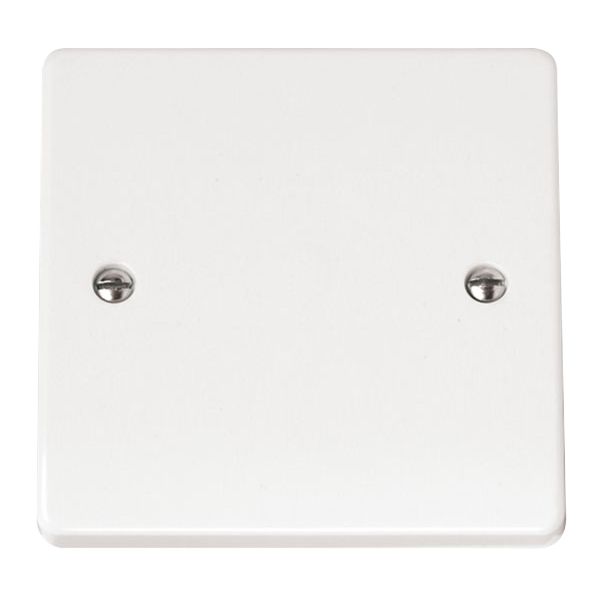 Click CMA060 Mode 1 Gang Blank Plate White