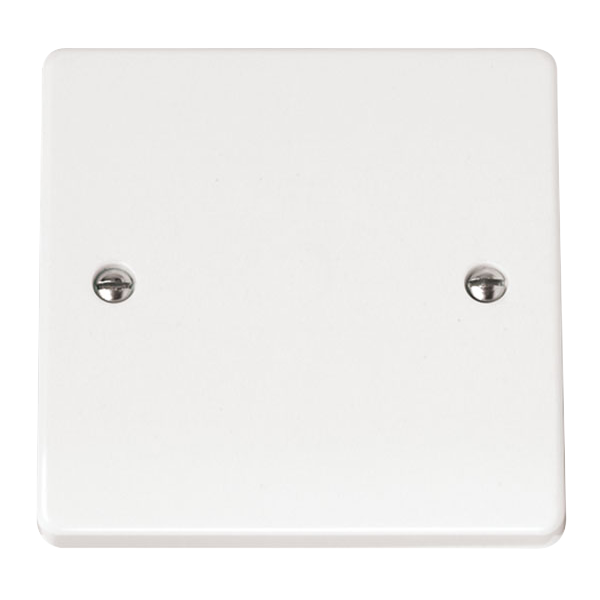 Click CMA060 Mode 1 Gang Blank Plate White