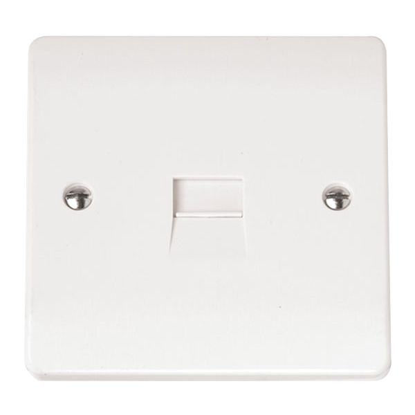 Click CMA124 Mode 1 Gang Secondary Telephone Socket