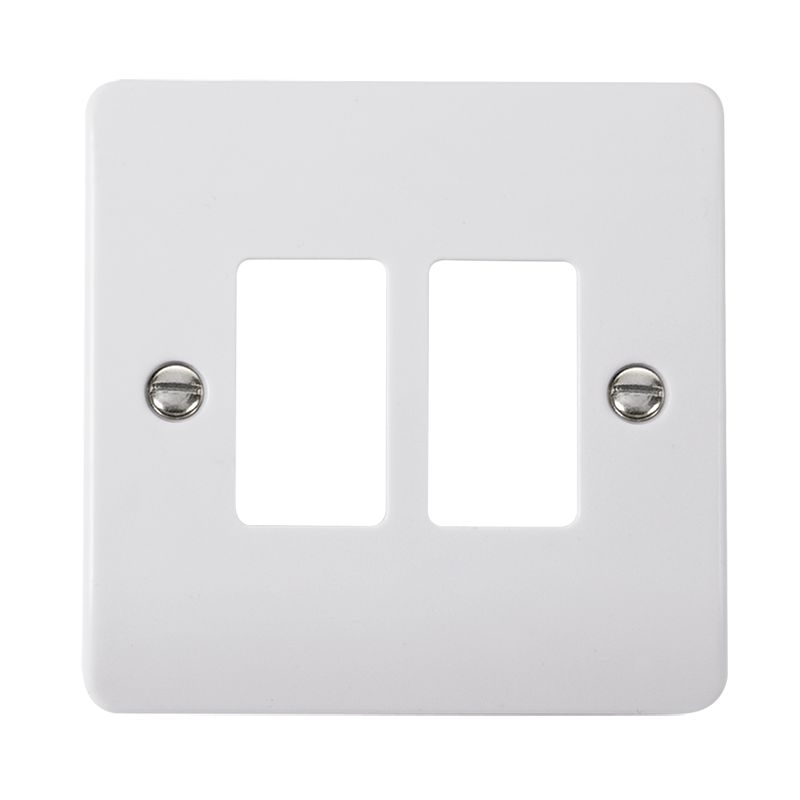 Click CMA20402 Gridpro Mode 2 Gang Front Plate