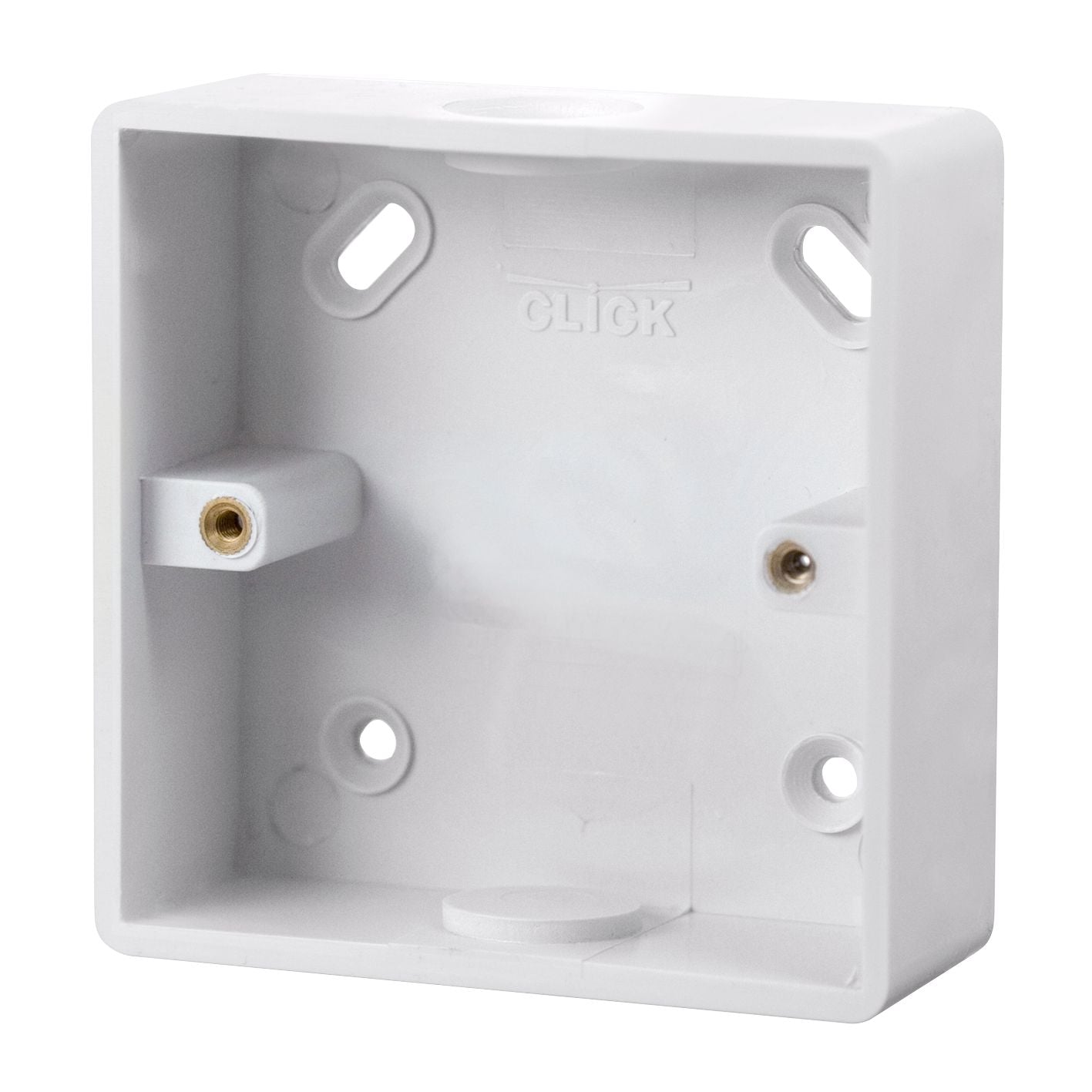 Click CMA240 Mode 1 Gang 29mm PVC Surface Box