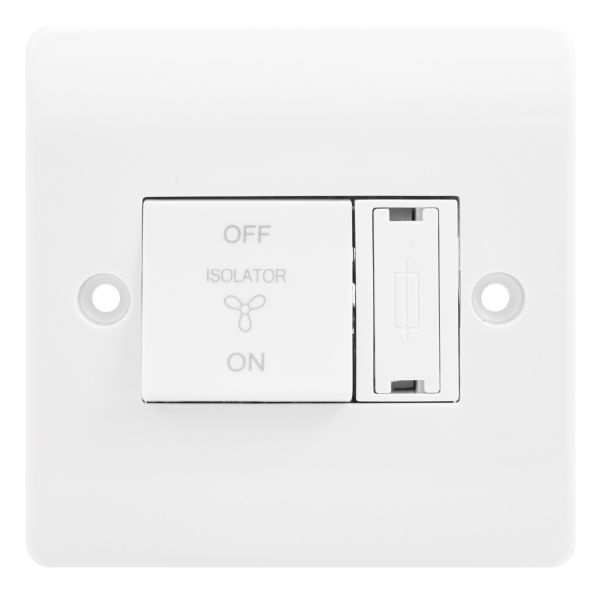 Click CMA3020 Mode 10A Triple Pole Fan Isolator Switch with 3A Fuse