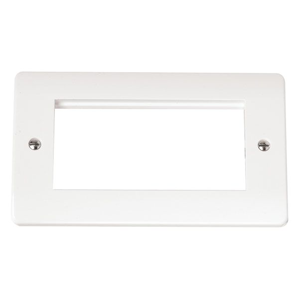 Click CMA312 Mode 2 Gang 4 Euro Module Front Plate