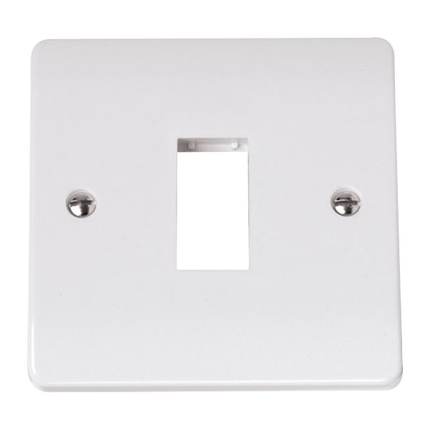 Click CMA401 Mode 1 Gang 1 Module Minigrid Front Plate