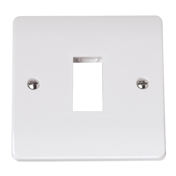 Click CMA401 Mode 1 Gang 1 Module Minigrid Front Plate