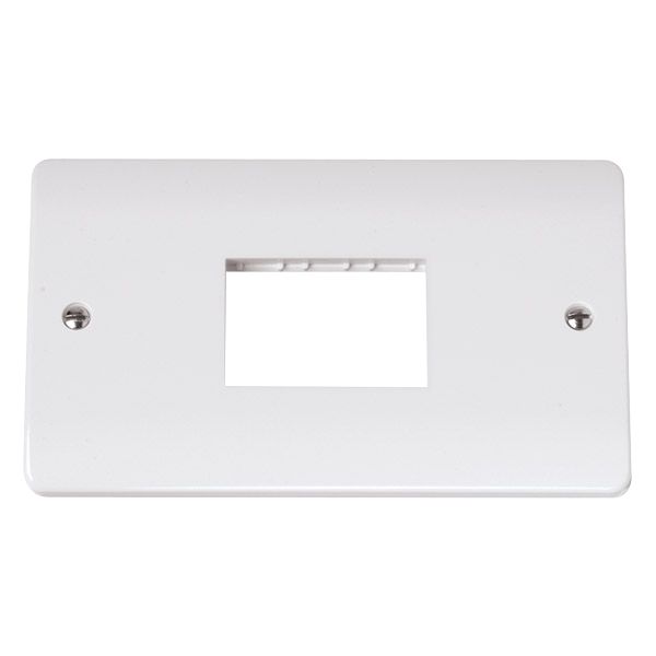 Click CMA432 Mode 2 Gang 3 Module Minigrid Front Plate