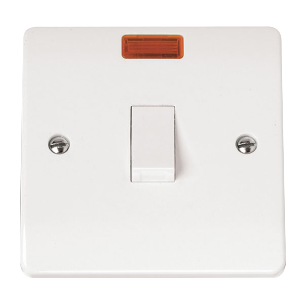 Click CMA623 Mode 20A DP Switch with Neon White