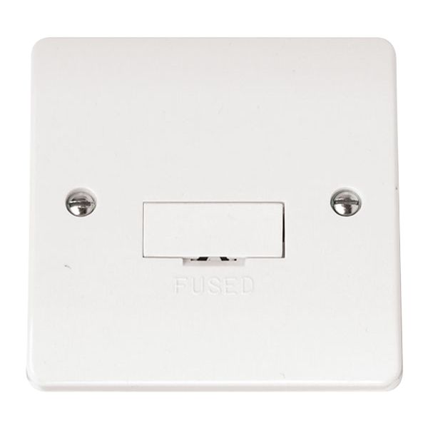 Click CMA650 Mode 13A Unswitched Fused Spur White