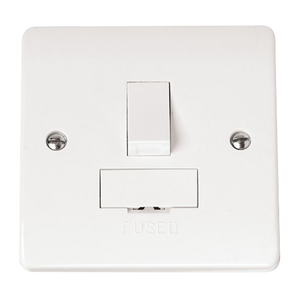 Click CMA651 Mode 13A DP Switched Fused Spur White