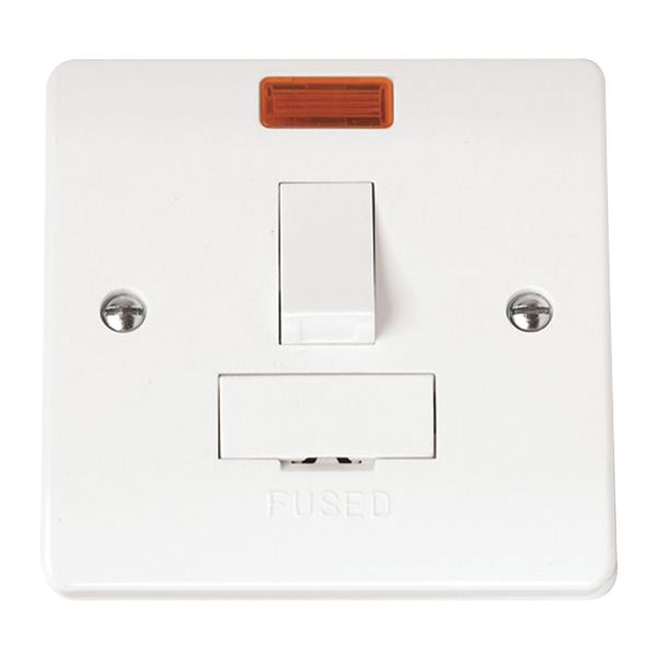 Click CMA652 Mode 13A DP Switched Fused Spur with Neon