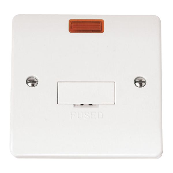 Click CMA653 Mode 13A Unswitched Fused Spur with Neon