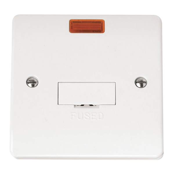 Click CMA653 Mode 13A Unswitched Fused Spur with Neon