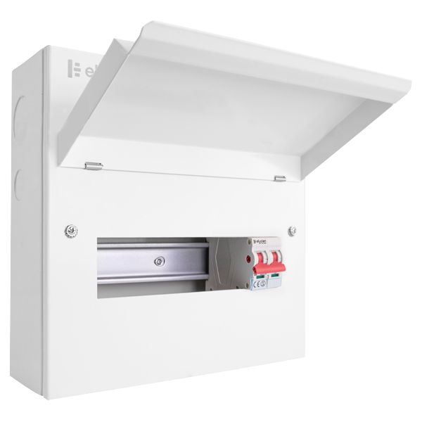 Click Elucian CUEB10MS8 8 Way 100A Metal Clad RCBO Consumer Unit