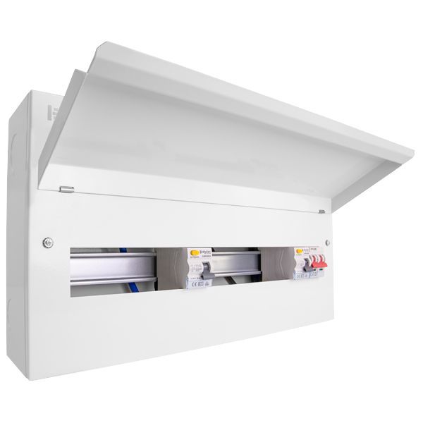 Click Elucian CUEB22MSRCD16 8 + 8 Dual 80A Type A RCD Metal Clad Consumer Unit