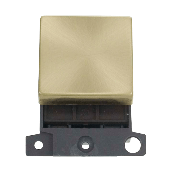 Click MD022SB 20A DP Ingot Switch - Satin Brass