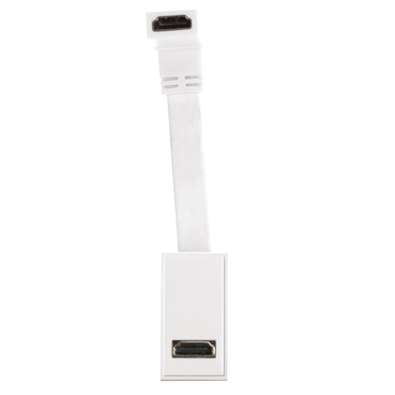Click MM501WH Mode HDMI Module c/w Fly Lead White