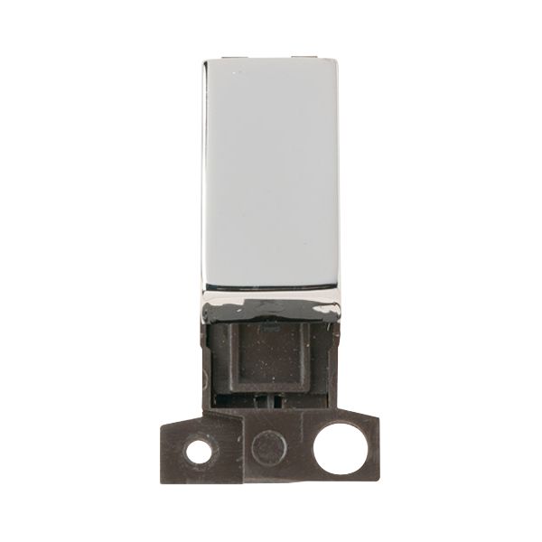 Click Scolmore MD002CH Mini Grid 10A 2 Way Switch Module Polished Chrome