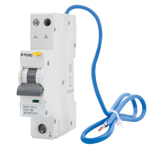 Click Scolmore RCBO B Curve 6kA 30mA Type A